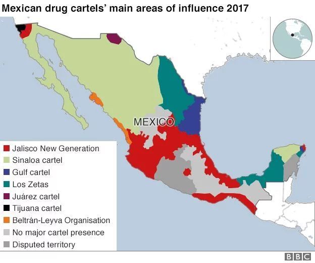 美国制裁墨西哥哈利斯科州卡特尔领导人