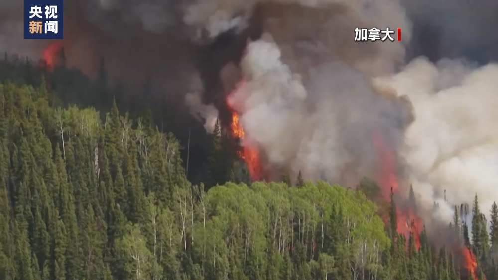 大风将加拿大野火产生的烟雾吹向美国南部，影响了空气质量