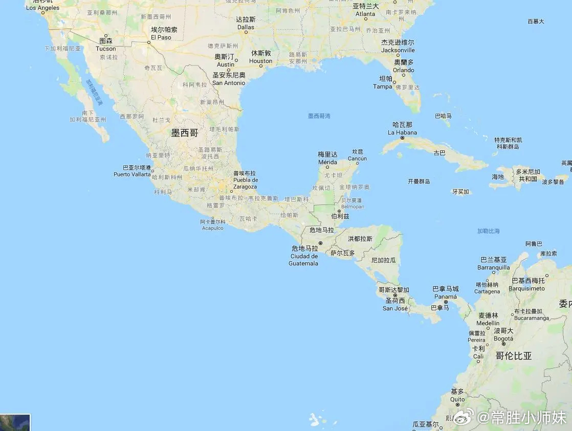 中美洲有50%的可能性形成热带低气压