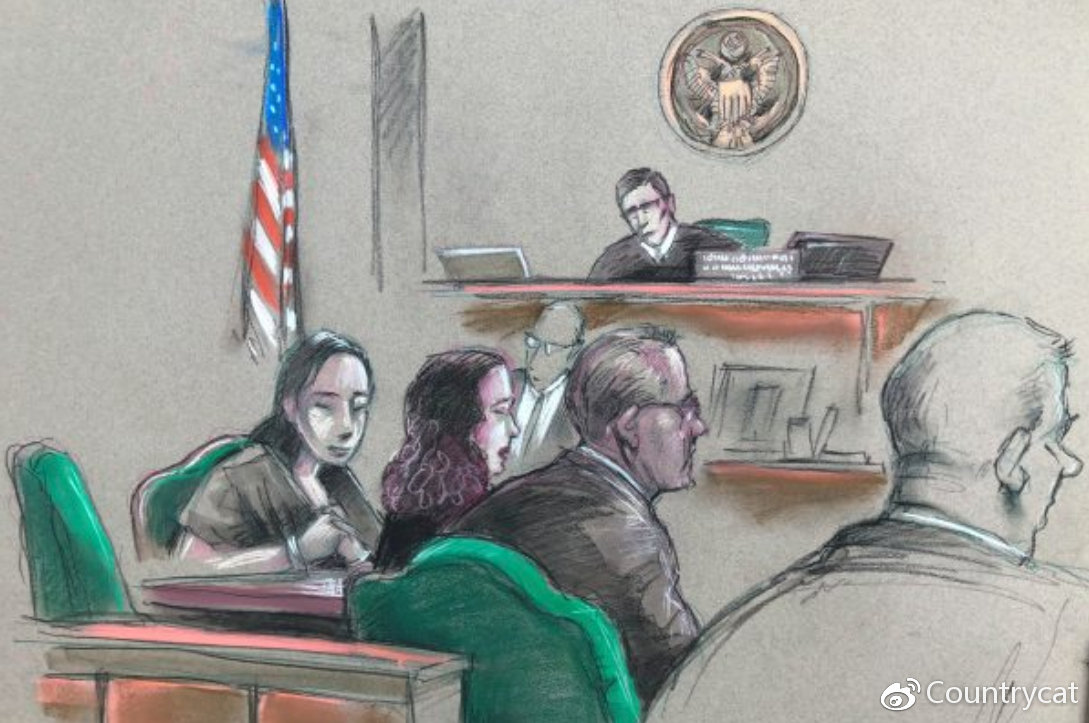 吹牛老爹审判现场：法官禁止法庭上画康姆斯的第四名受害者米娅的草图